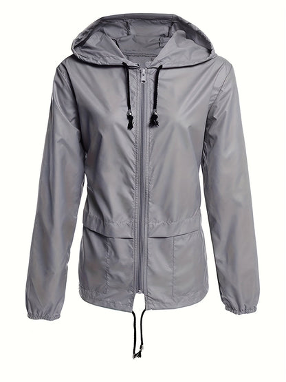 Stylischer Windbreaker Kapuze Modern Wasserdicht