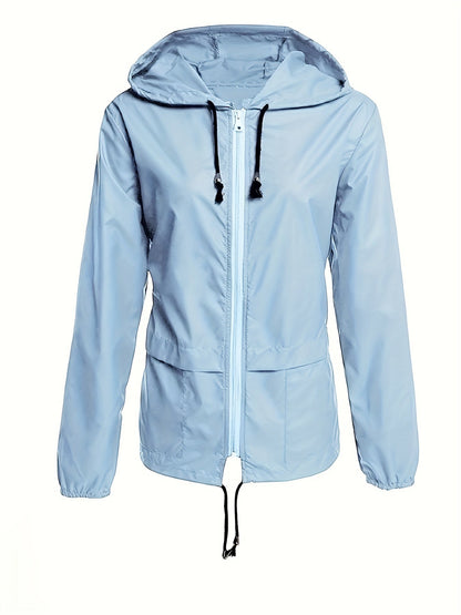 Stylischer Windbreaker Kapuze Modern Wasserdicht