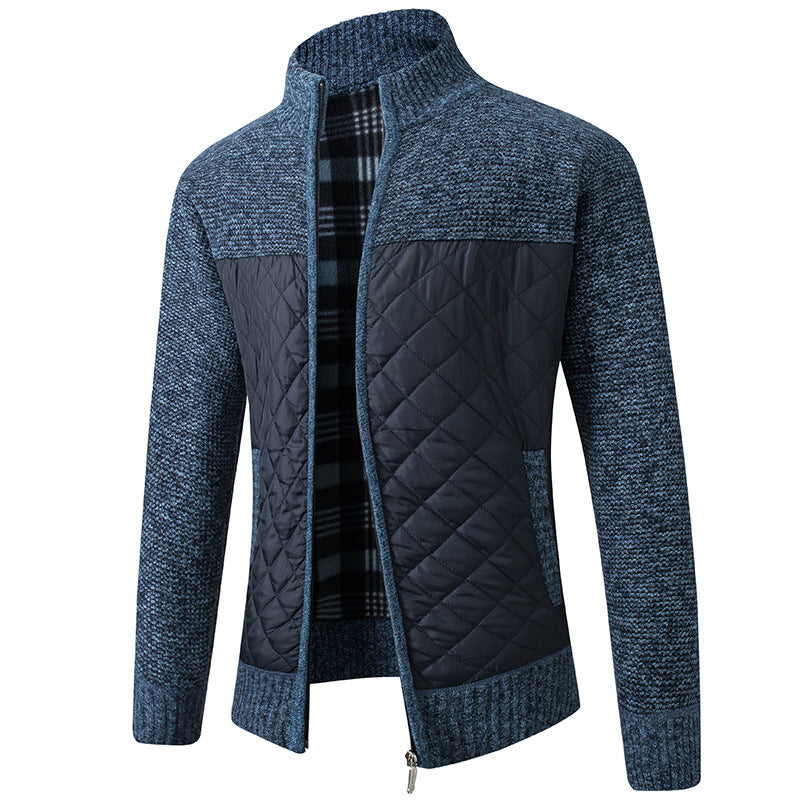Winter Steppjacke Reißverschluss Herren