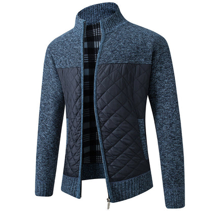 Winter Steppjacke Reißverschluss Herren