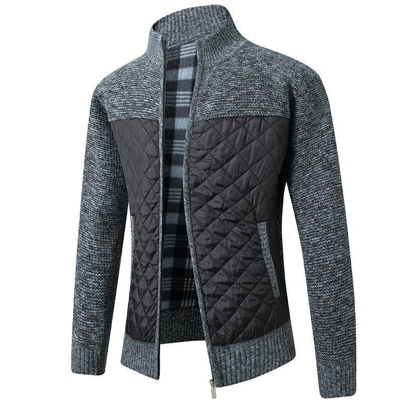 Winter Steppjacke Reißverschluss Herren