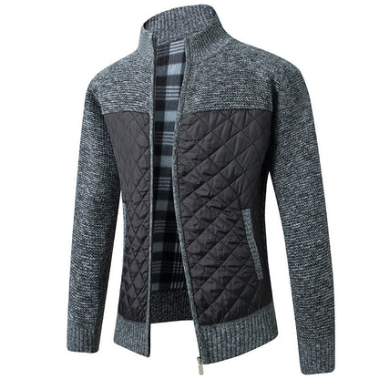 Winter Steppjacke Reißverschluss Herren