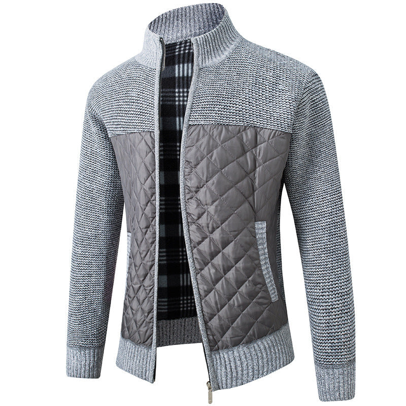 Winter Steppjacke Reißverschluss Herren