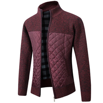 Winter Steppjacke Reißverschluss Herren