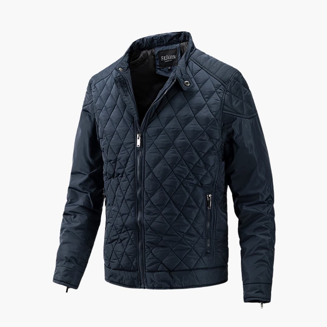 Wattierte Winterjacke Damen Reißverschluss