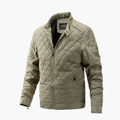 Wattierte Winterjacke Damen Reißverschluss