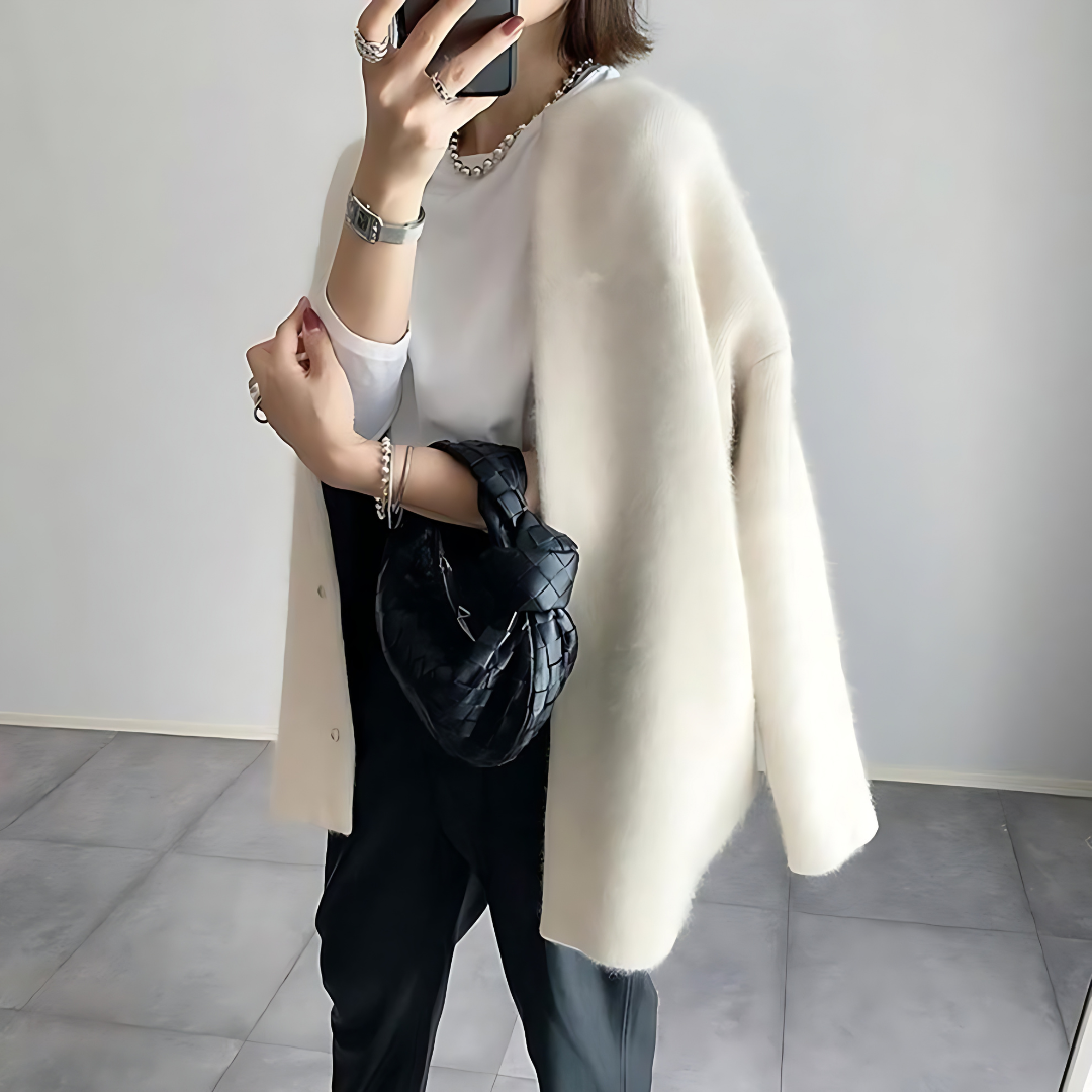 Modische Damenjacke Freizeit Style - IdealeKleiden