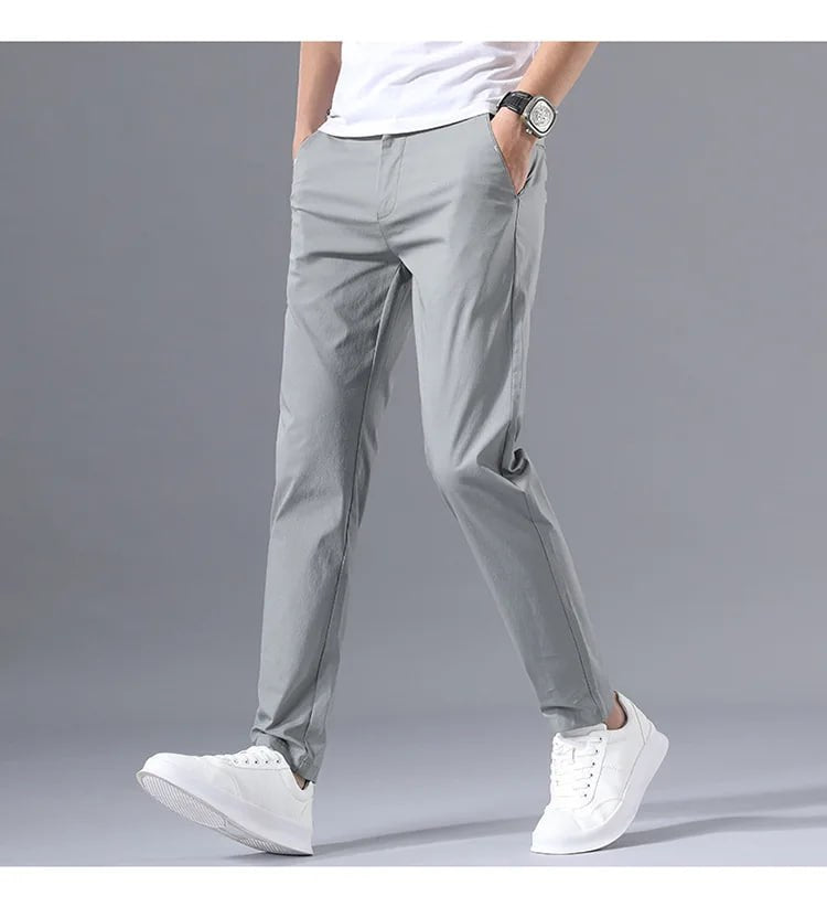 Schmale Herren-Hose Modern Slim Fit Chino