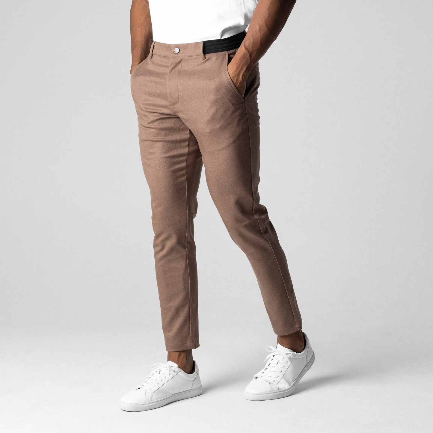 Elastische Herren Chinos Slim Fit Hose