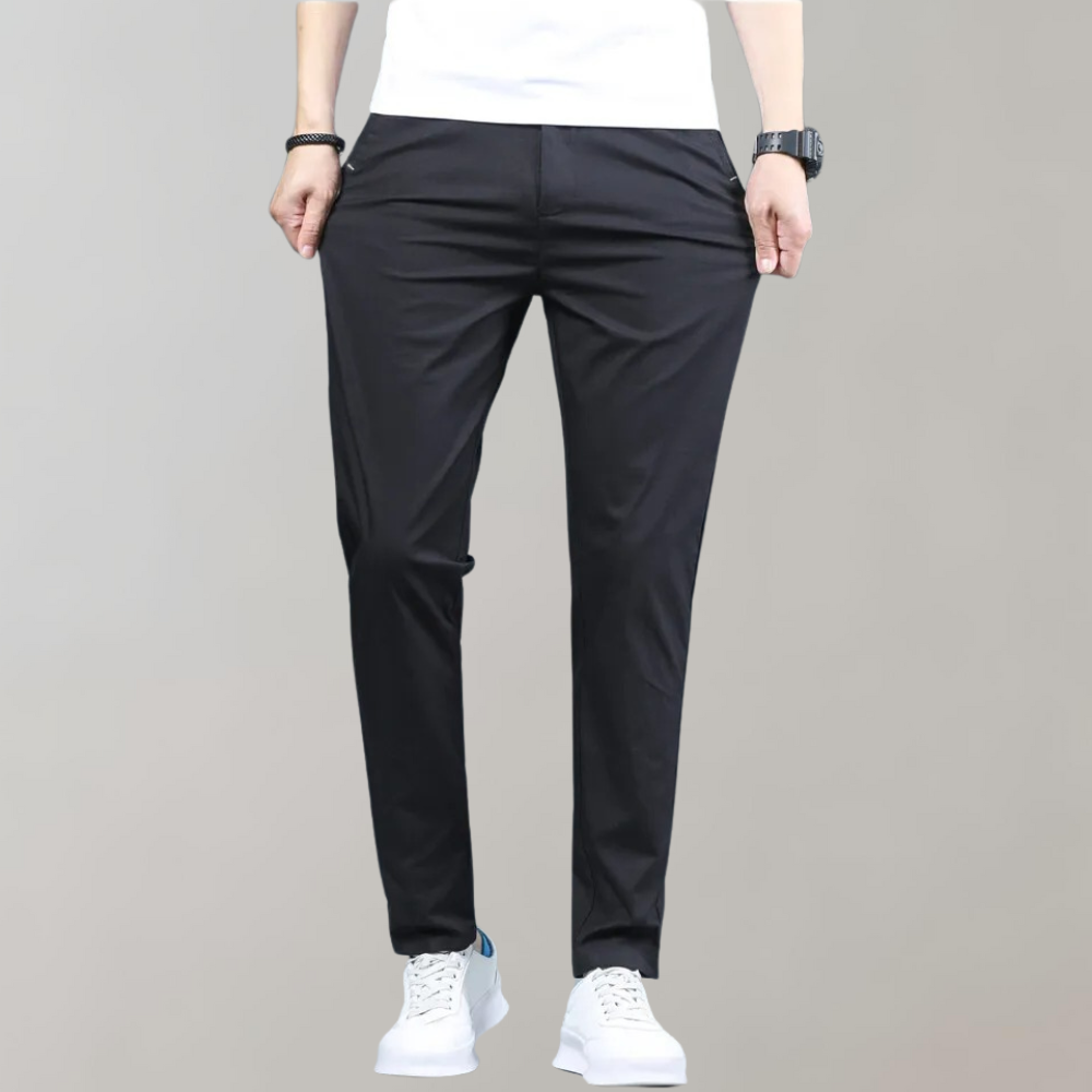 Schmale Herrenhosen Elastisch Chino-Stil