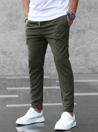 Stretch Herrenhosen Skinny Chino Jogginghosen