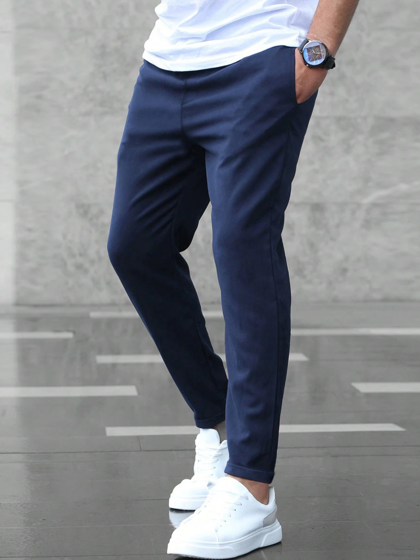 Stretch Herrenhosen Skinny Chino Jogginghosen