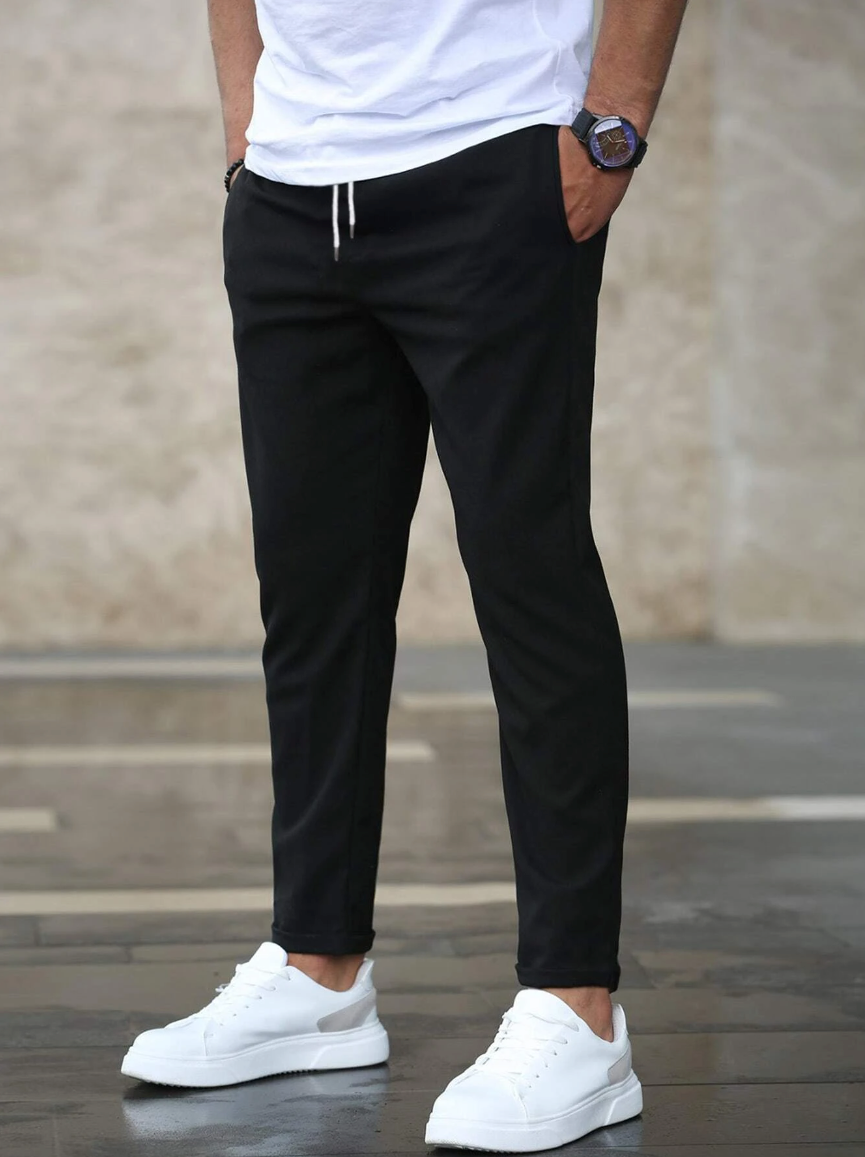 Stretch Herrenhosen Skinny Chino Jogginghosen