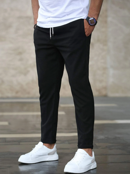 Stretch Herrenhosen Skinny Chino Jogginghosen