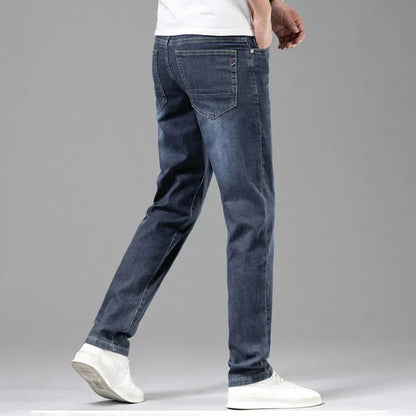 Elastische Herrenjeans Bequem Gerade - IdealeKleiden