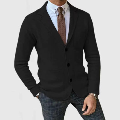 Herren Strickjacke Modern Knöpfe