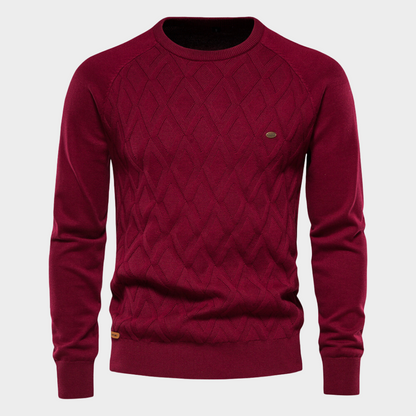 Herren Strickpullover Rundhals Modern