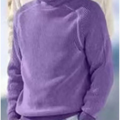 Warmes Herren Strickoberteil Rollkragen Style