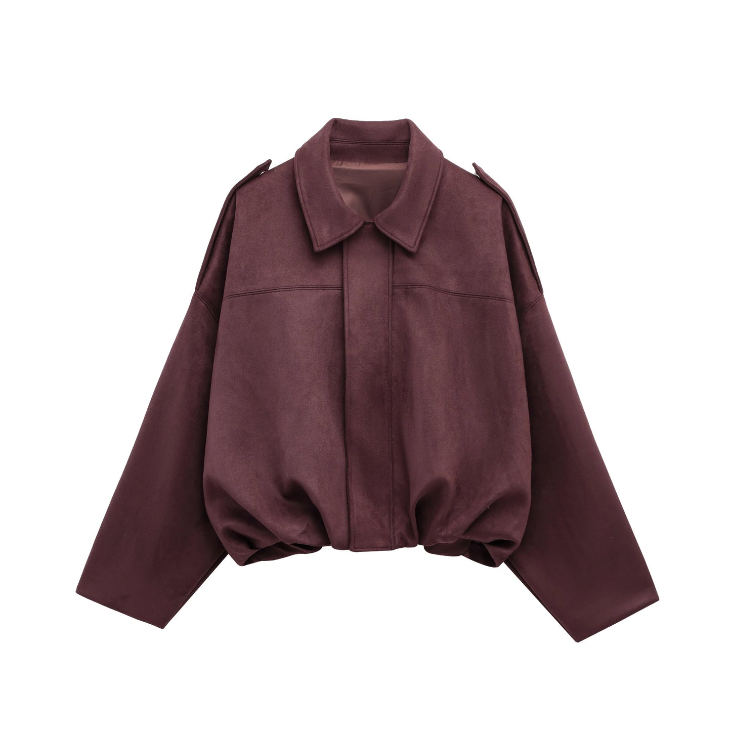Modische Bomberjacke Damen - Locker Trendy Reißverschluss