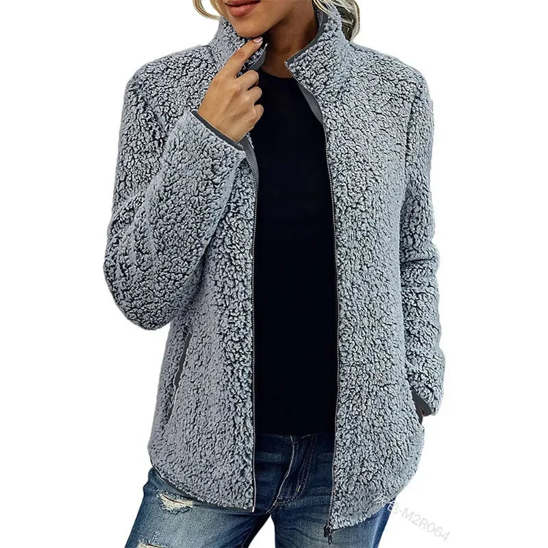 Stylische Fleecejacke Bequem Elegant