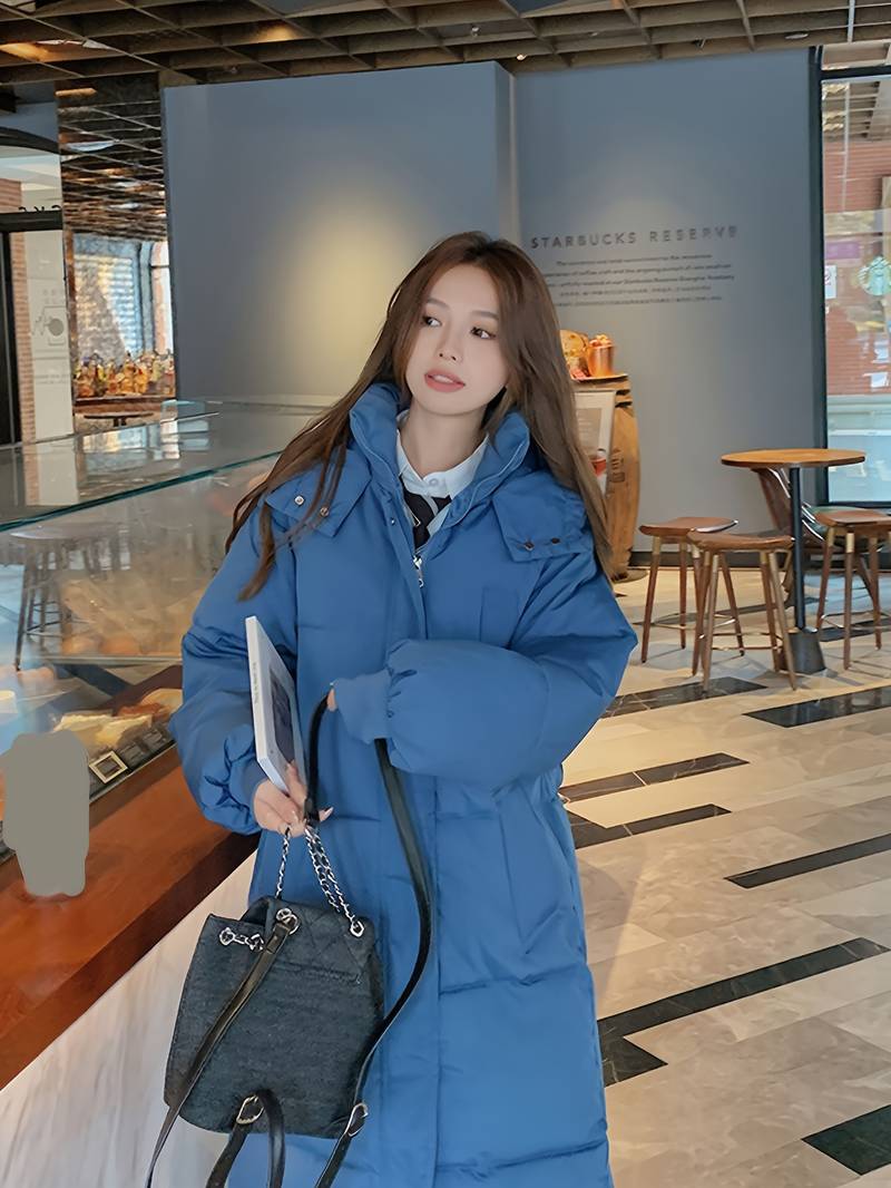 Lange Winterjacke Warm und Wasserdicht
