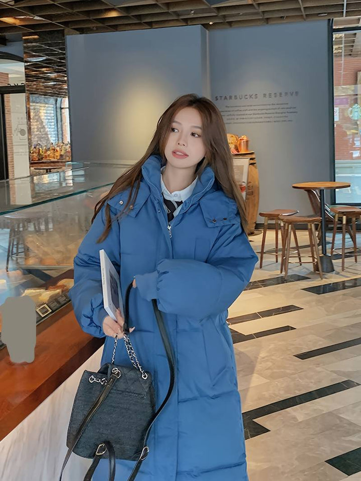 Lange Winterjacke Warm und Wasserdicht