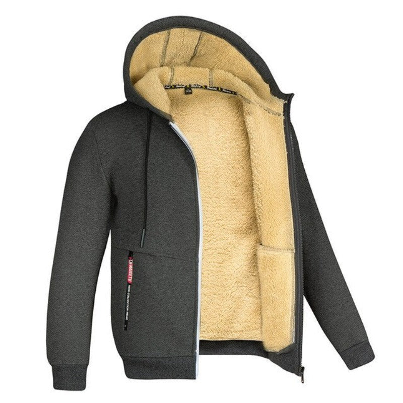 Herren Wollweste - Stilvolle Strickjacke aus Merinowolle