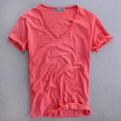 Herren T-Shirt Slim Fit Baumwolle