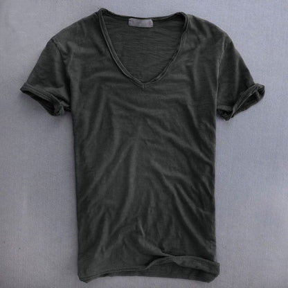 Herren T-Shirt Slim Fit Baumwolle