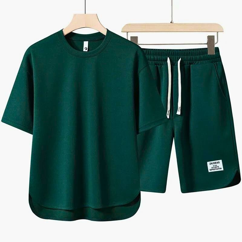 Lässiges Herren T-Shirt und Shorts Set