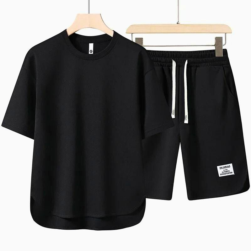 Lässiges Herren T-Shirt und Shorts Set