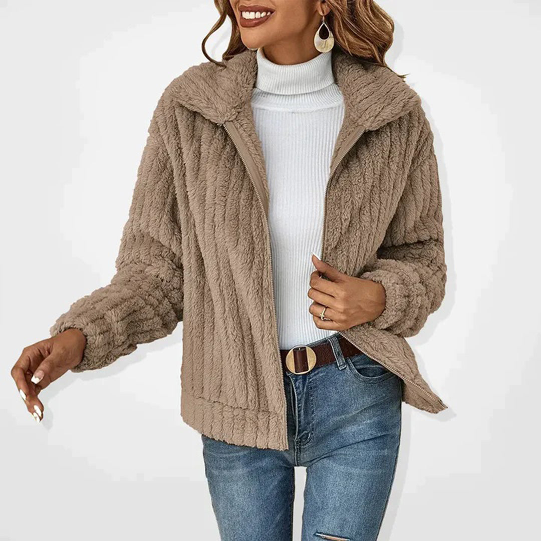 Weiche Winterjacke Fuzzy Style