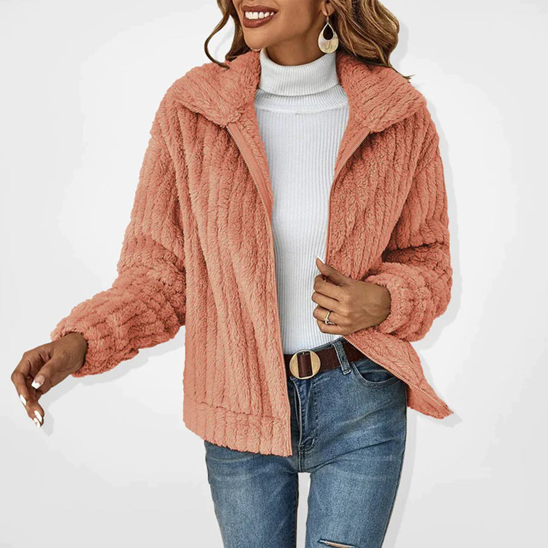 Weiche Winterjacke Fuzzy Style