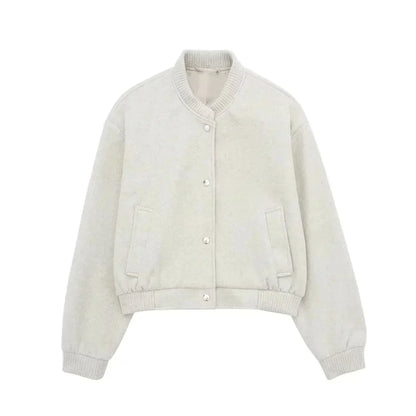 Stylische Frauenjacke Cropped Design
