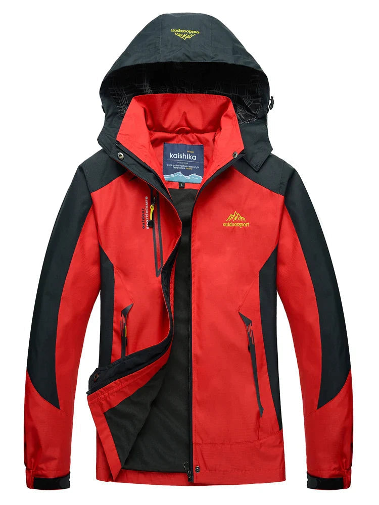 Wasserdichte Damenjacke Kapuzenparka Outdoor