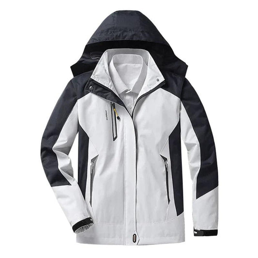 Wasserdichte Damenjacke Kapuzenparka Outdoor - IdealeKleiden