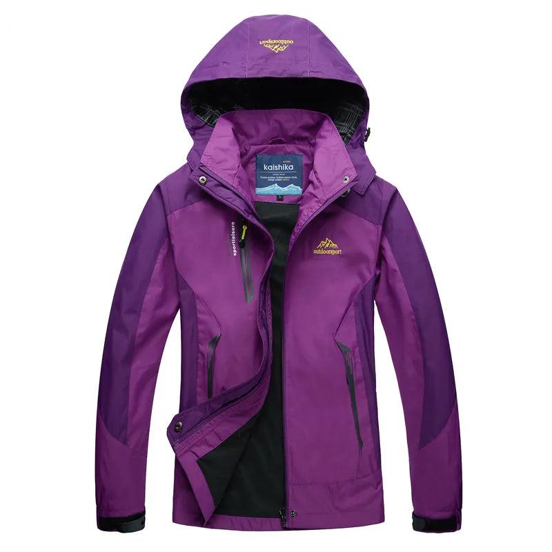 Wasserdichte Damenjacke Kapuzenparka Outdoor