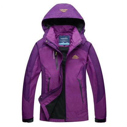 Wasserdichte Regenjacke Mittelgröße Verstellbare Kapuze