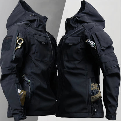 Wasserdichte Outdoor-Jacke Herren Kapuze