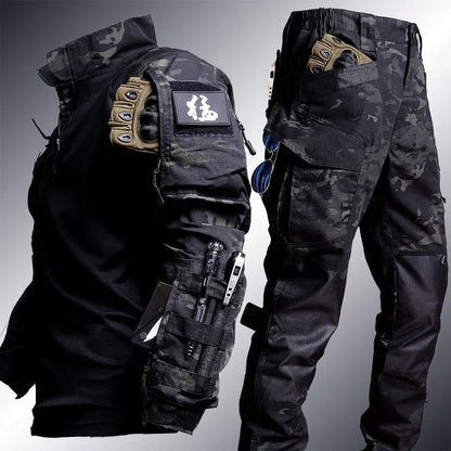 Taktisches Outdoor-Set Cargohosen Militär Look