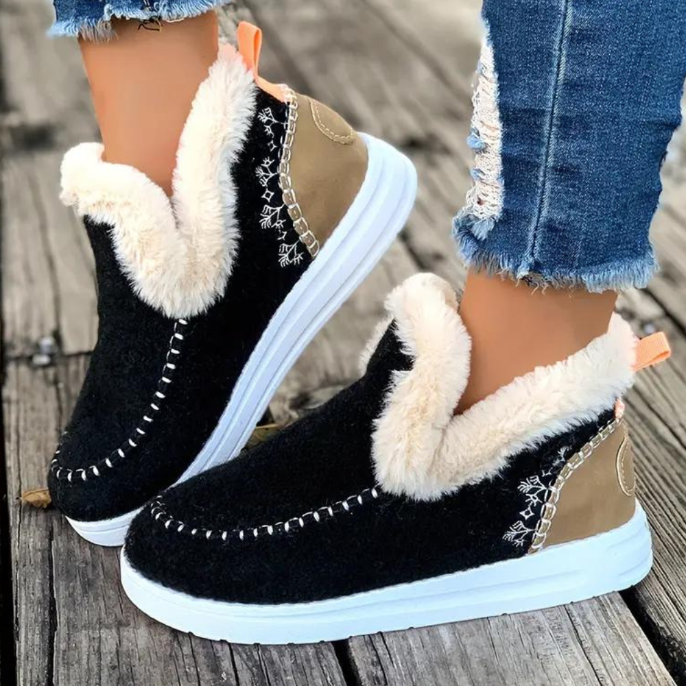 Stylische Winterstiefel Damen Kaltwetter