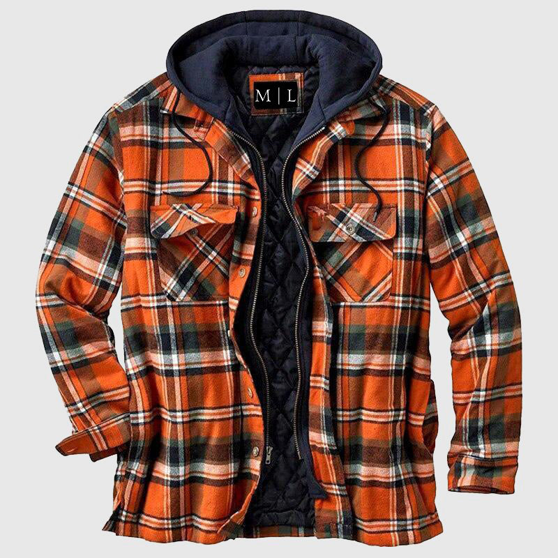 Herren Holzfällerjacke Karomuster