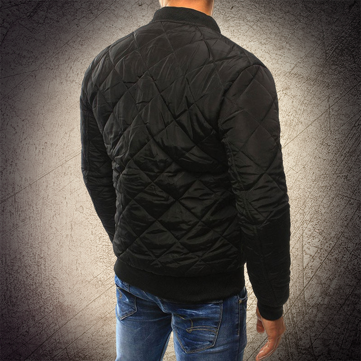 Herren Bomberjacke Diamant Stepp Effekt - IdealeKleiden