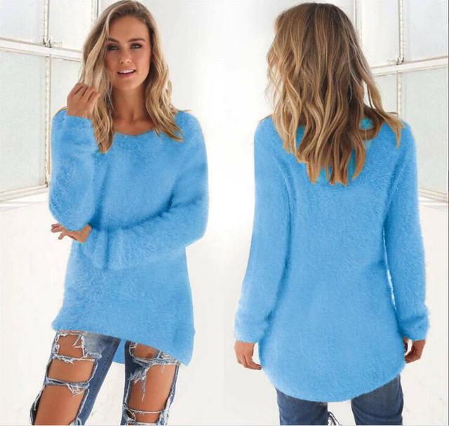 Lässige Damenpullover Oversized Style