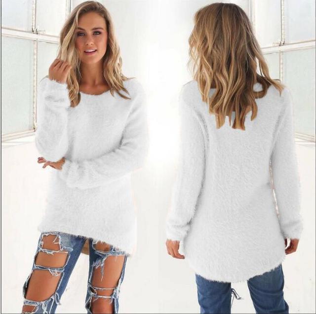 Lässige Damenpullover Oversized Style