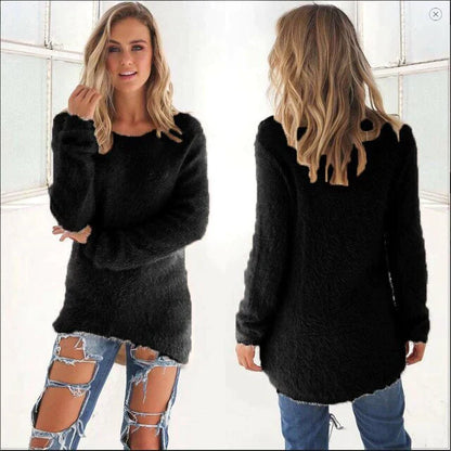 Lässige Damenpullover Oversized Style