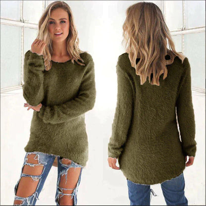 Lässige Damenpullover Oversized Style