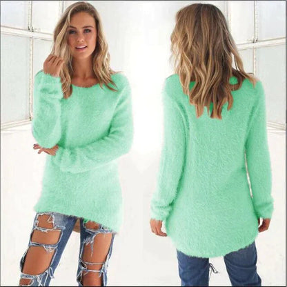 Lässige Damenpullover Oversized Style