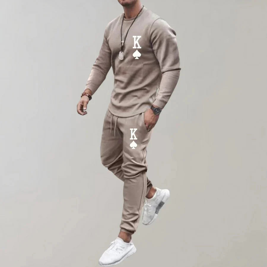 Sportanzug Herren Langarm Jogging Set