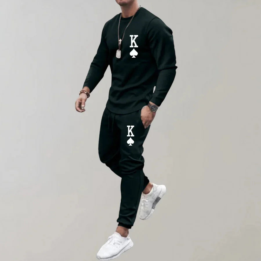 Sportanzug Herren Langarm Jogging Set